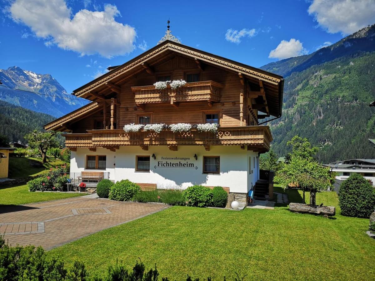 Ferienwohnungen Fichtenheim Mayrhofen Exterior foto